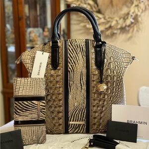 Brahmin Elegant Large Duxbury And Ady Wallet  NWT